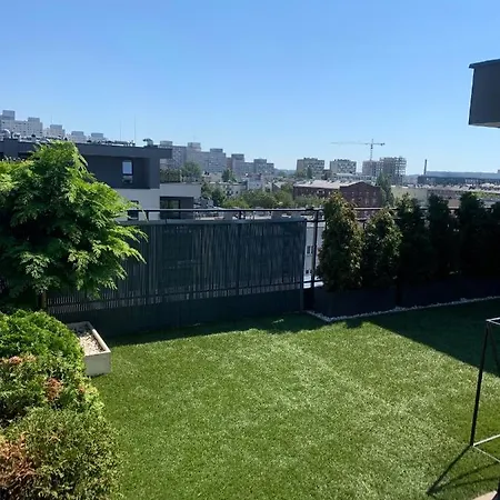Two-levels Penthouse With A Garden In The City Center Appartement Łódź