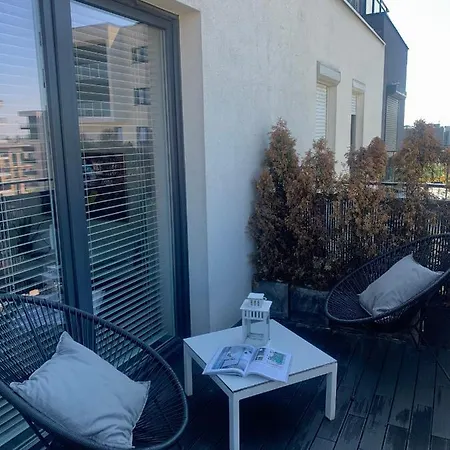 Two-levels Penthouse With A Garden In The City Center