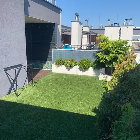 Two-levels Penthouse With A Garden In The City Center