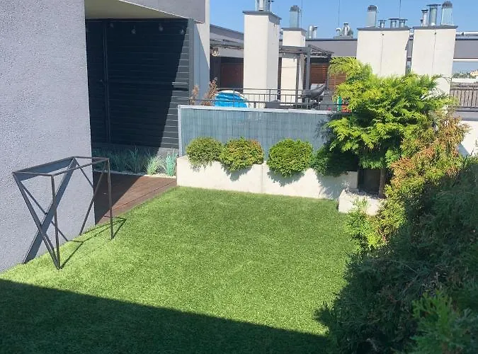 Two-levels Penthouse With A Garden In The City Center